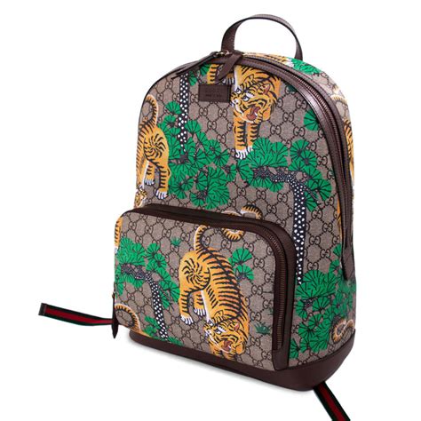 gucci gg supreme bengal|gucci bengal tiger backpack.